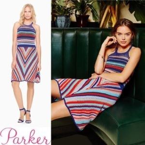 PARKER Viola Knit crochet halter chevron boho